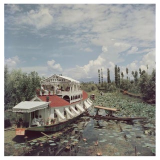 Slim Aarons, Jhelum River, Estate Stamped Photographic Print, 1961 / 2020s For Sale