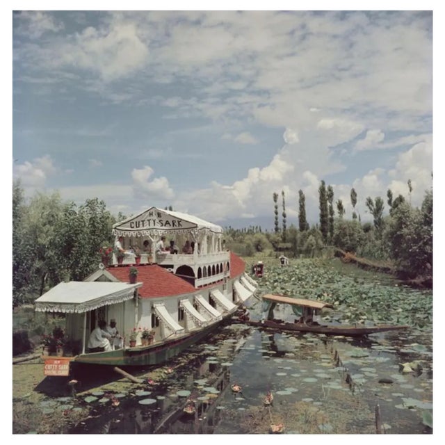 Slim Aarons, Jhelum River, Estate Stamped Photographic Print, 1961 / 2020s For Sale