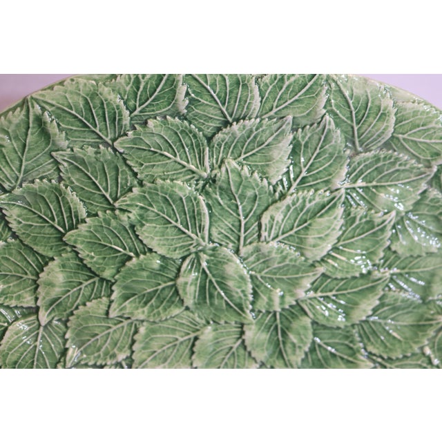 Pretty color mint leaf pattern platter. I love how the relief method makes the leaves pop and stand out. Perfect size for...