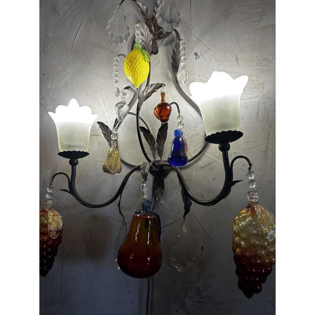 Vintage Murano Wall Sconce, 1960s For Sale - Image 10 of 14