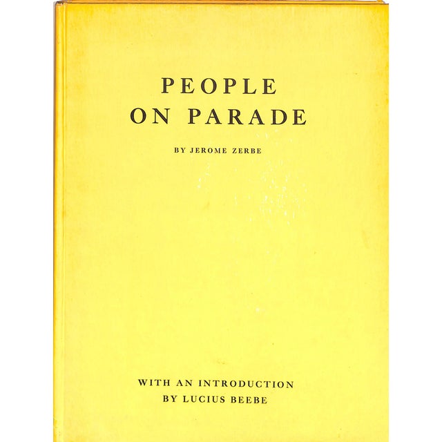 ZERBE, Jerome [106] pp. David Kemp 1934 11" x 8 1/2" w/ an introduction By Lucius Beebe Town & Country editor and lensman...
