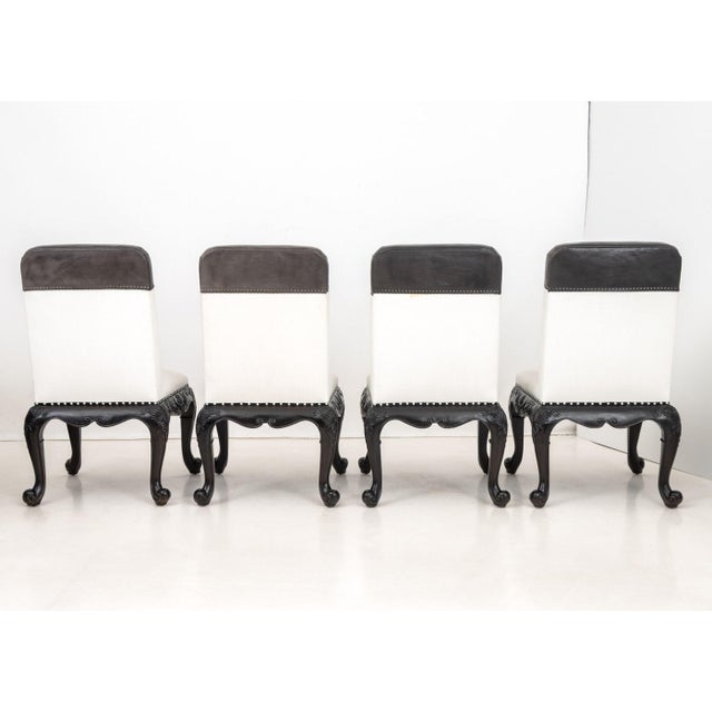 Black Ralph Lauren "Bel Air" Dining Chairs, 4 For Sale - Image 8 of 8
