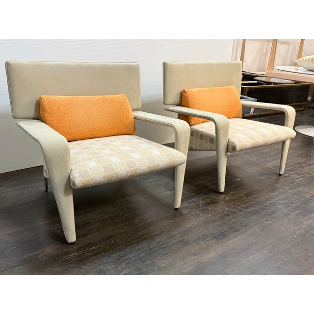 Italian II Loft Italian Mind Lounge Armchairs, Pair For Sale - Image 3 of 12