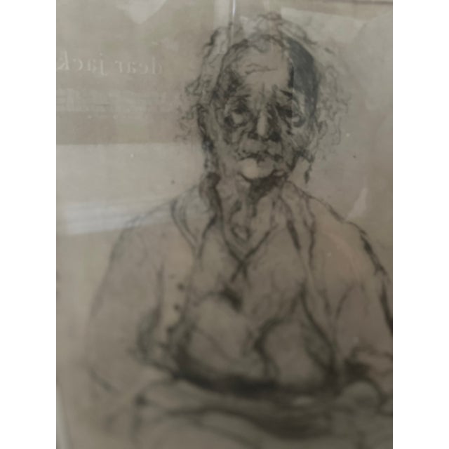 Hand etching, Artist Proof (A/P), signed by master printmaker, Helen Frank (b. 1930). Professionally framed. Entitled,...