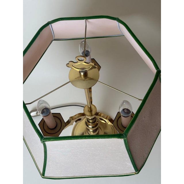 Hollywood Regency Brass Table Lamp, Germany, 1970 For Sale - Image 10 of 16