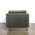 Taupe Pair of Mid-Century Biscuit Tufted Cube Chairs W/ Chrome Wrapped Base in Mohair For Sale - Image 8 of 10