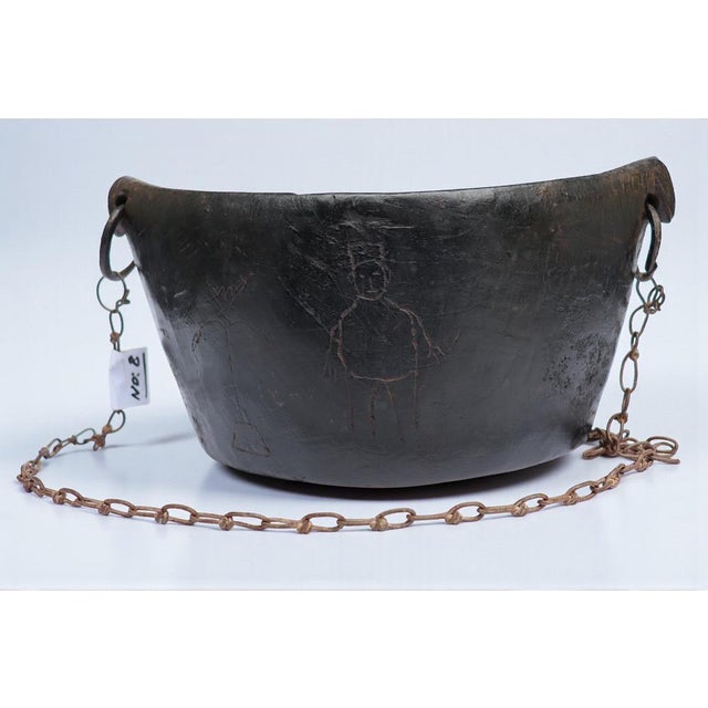 Vintage Wooden Kashkul Bowl, 1920s For Sale - Image 14 of 18