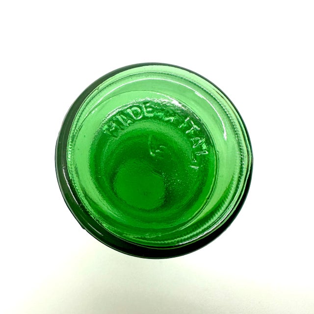 Blue and Green Glass Candle Holder Curation - Group of 5 For Sale - Image 9 of 11