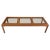 Large Rectangle 3 Smoked Glass Panes Top Solid Oiled Walnut Coffee Table For Sale - Image 13 of 13