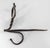 Black 18th or 19th Century Blacksmith Handwrought Iron Betty Lamp Spike For Sale - Image 8 of 11