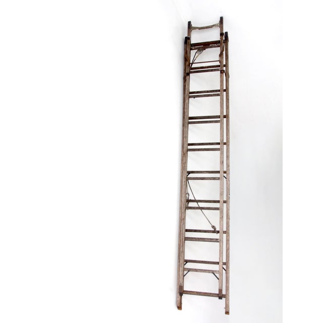 Early 20th Century Oshkosh Patented Safety Ladder For Sale - Image 11 of 18