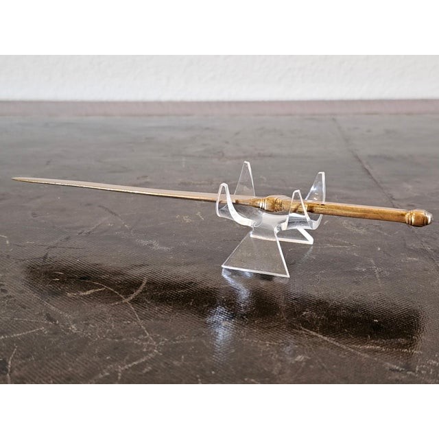 Tiffany & Co Waldorf Astoria American Uss Maine Antique Bronze Letter Opener For Sale - Image 11 of 12