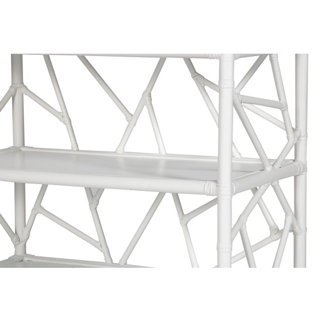 Tiffany End Table in White For Sale In West Palm - Image 6 of 13