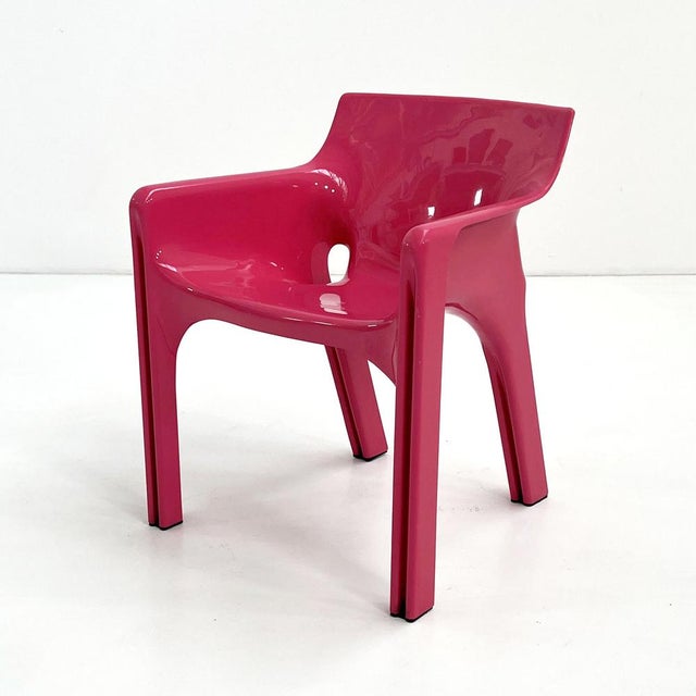 Pink Gaudi Armchair by Vico Magistretti for Artemide, 1984 For Sale - Image 12 of 12