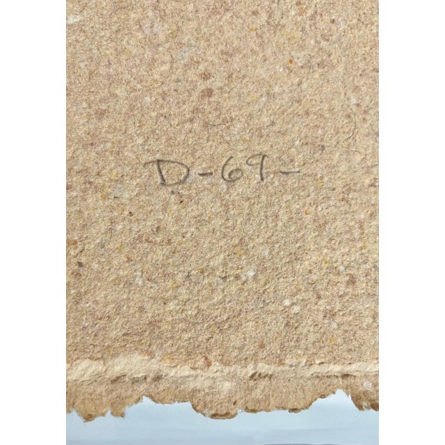 Nancy Genn, Handmade Paper Collage Sculpture Art Assemblage with String Nancy Genn Modernist, 1977 For Sale - Image 9 of 12