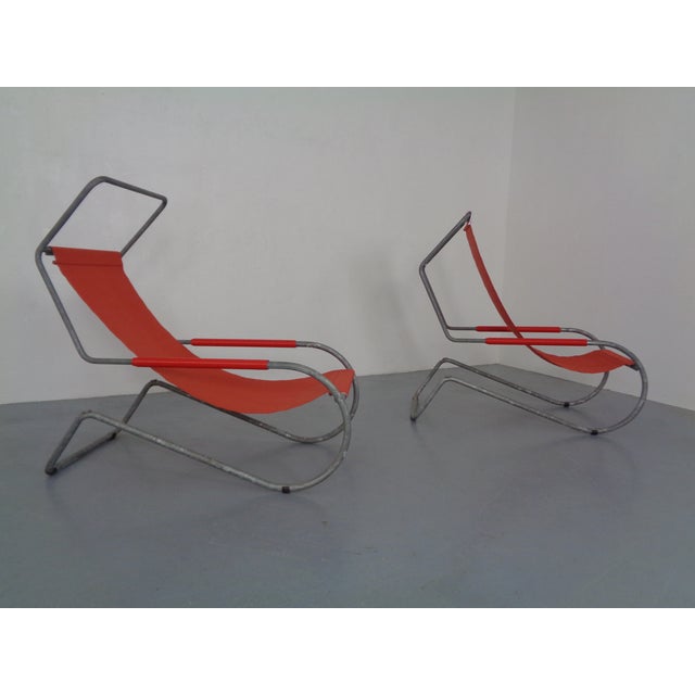 1990s Set of Lido Sun Lounger by Battista & Gino Giudici for Wohnbedarf, 1999 For Sale - Image 5 of 18