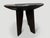 Andrianna Shamaris Mid Century Couture Espresso Stained Table For Sale In New York - Image 6 of 6