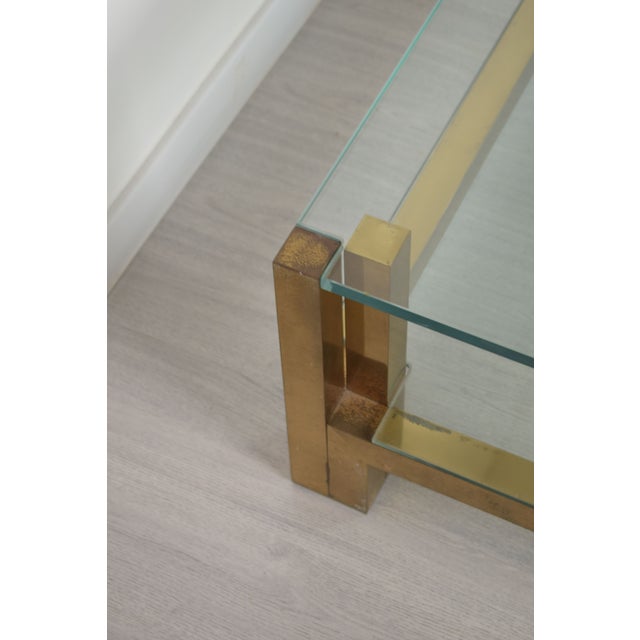 Gold Vintage Coffee Table, Italy, 1970 For Sale - Image 8 of 18