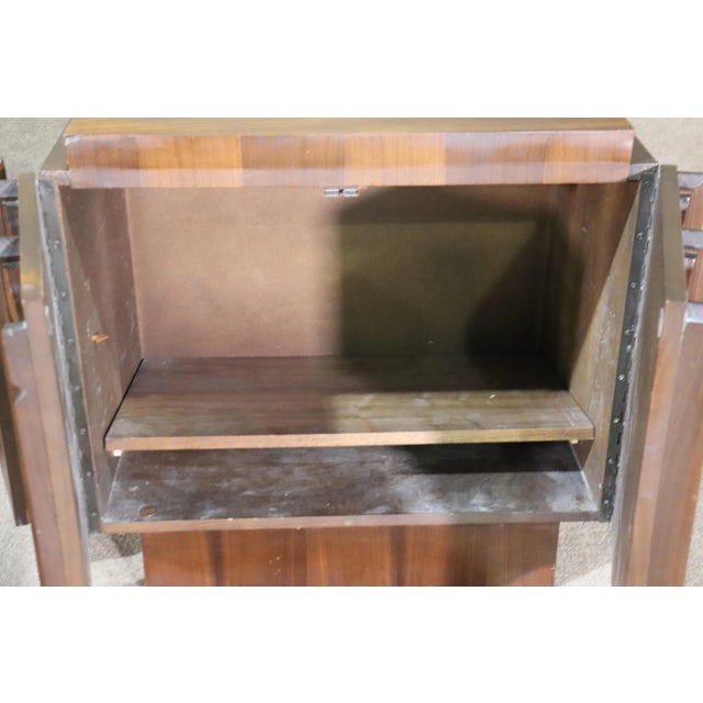 Wood Mid 20th Century Tabago Furniture Mid-Century Cabinets - 2 Pieces For Sale - Image 7 of 12