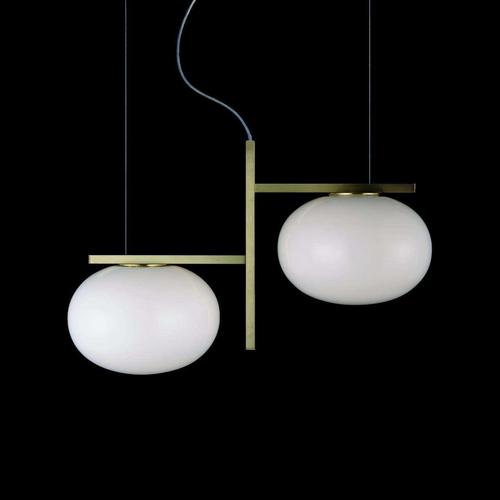 Not Yet Made - Made To Order Suspension Lamp in Bronze by Mariana Pellegrino Soto for Oluce For Sale - Image 5 of 7