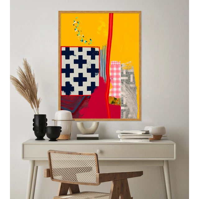 Contemporary Baldessari by Jonathan Ryan Harvey, Art Print in Gold Frame, Medium For Sale - Image 3 of 4