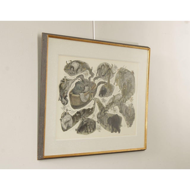 Illustration Oliver Grimley Pen and Ink Drawing, Noah's Ark For Sale - Image 3 of 12