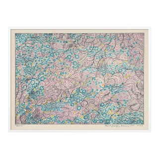 Back by Pepi Sprohge, Art Print in White Frame, Small For Sale