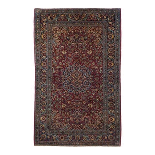 Antique Persian Isfahan Rug 4'4'' X 7'2'' For Sale