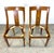 Wood Antique 19th Century Inlaid French Empire Biedermeier Gondola Style Side Chairs For Sale - Image 7 of 12