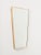 Large Tapered Rectangular Brass Mirror by Gio Ponti, Italy, 1950s For Sale - Image 10 of 14