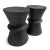 Ebony Ebony Bow Tie Stool / Side Table For Sale - Image 8 of 8