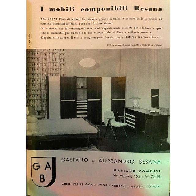 Teak Armchair by Lietti and Motta, 1958 For Sale - Image 11 of 12