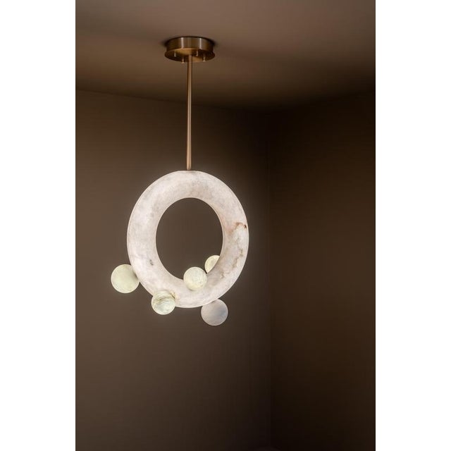 Contemporary Ozark Pendant Lamp by United Alabaster For Sale - Image 3 of 10