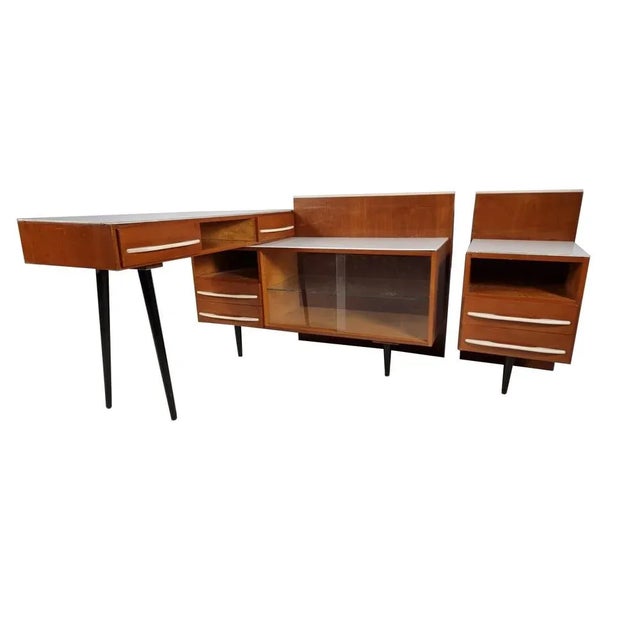 Desk by Mojmir Pozar for Up Závody, 1960s, Set of 2 For Sale - Image 10 of 10