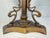 1910s Antique Ornate Early 1900's Bronze Glass Art Nouveau Electric Table Lamp Light For Sale - Image 5 of 11