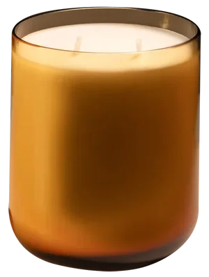 Large Candle in Yellow by Federico Peri for Purho