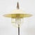 French Mid-Century Modern Chrome and Lemon Cream and Black Enamel Table Lamp For Sale - Image 10 of 12