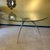 Modern Round Errance Table in Polished Aluminum and Beveled Glass by Bernard Dequet for Protis, 1970s For Sale - Image 3 of 9