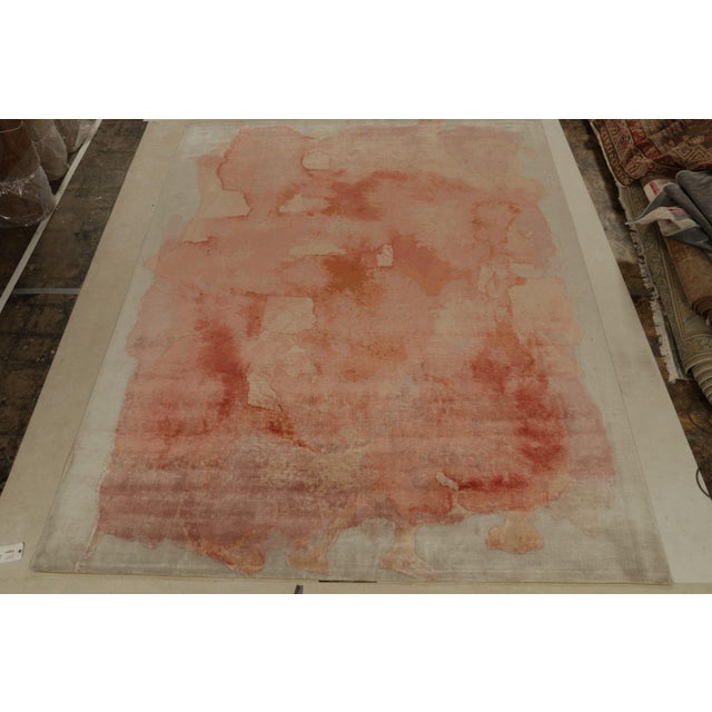 This 9x12 abstract rug is the next addition to Rug & Kilim’s bold modern rug designs. Hand-knotted in silk. Further on the...