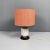 Mid-Century Modern Italian Metal Fabric and Glass Table Lamp by Stilnovo, 1960s For Sale - Image 3 of 12