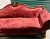 Red Vintage Federal Style Eagle Sofa For Sale - Image 6 of 10