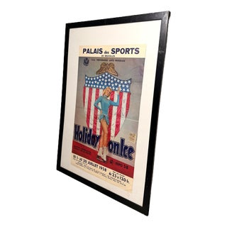 Expo 58 Holiday on Ice Poster, 1958 For Sale
