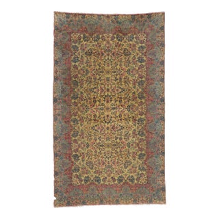 Antique Persian Kerman Rug - 09'07 x 16'03 For Sale