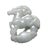 1980s White Green Jade Chinese Zodiac Monkey Ridding on Horse Stepping on Fortune Pendant For Sale - Image 5 of 7