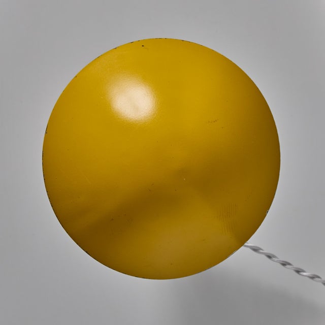 Pair of 1940s Josef Hurka Yellow Adjustable Shade Table Lamps for Napako For Sale - Image 14 of 15