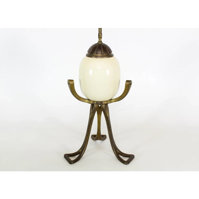 Mid-Century Modern Vintage Mid Century Ostrich Ceramic Table Lamp For Sale - Image 3 of 6
