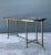 Metal Vintage Brass Hoof Console Table For Sale - Image 7 of 12