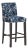 Bar stool in Leopard Blue For Sale
