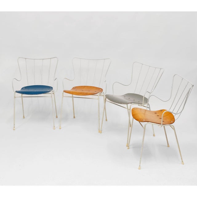 Mid-Century Antelope Chairs by Ernest Race for Race Furniture, 1950s, Set of 4 For Sale - Image 16 of 16