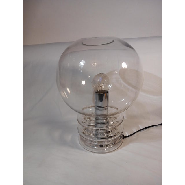 Bulb Moon Table Lamp by Heinrich Grartenbrink for Glashütte Limburg, 1970s For Sale - Image 12 of 12